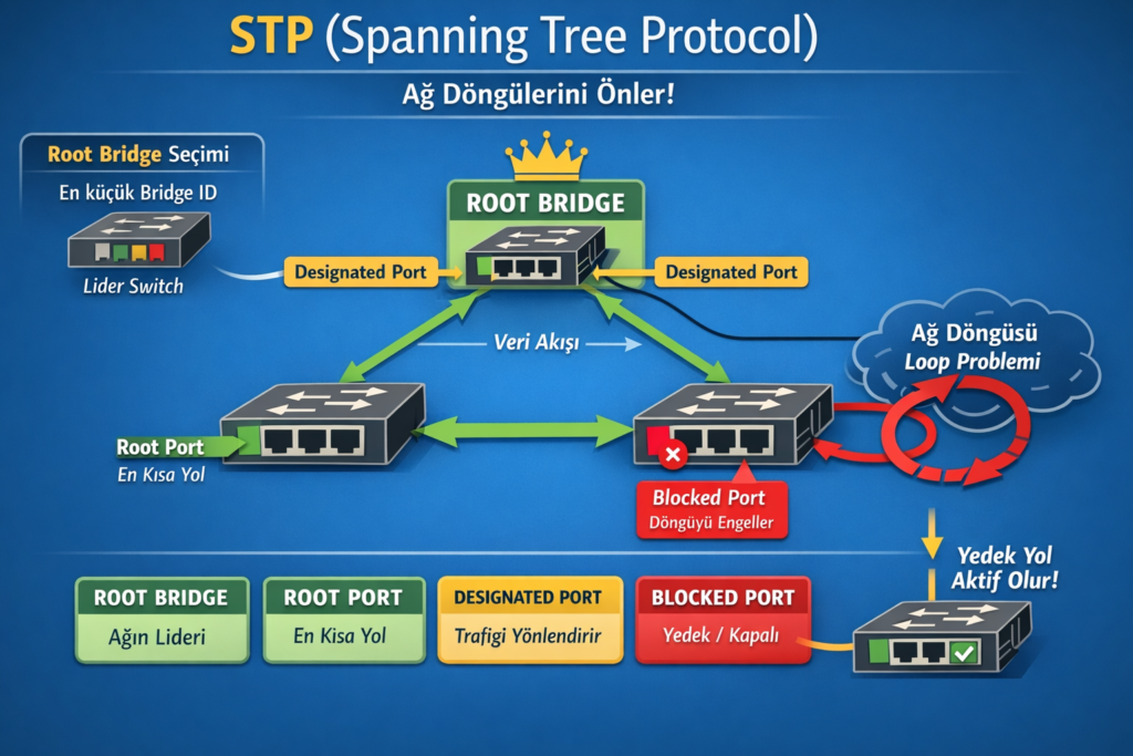 STP (Spanning Tree Protocol) Nedir?